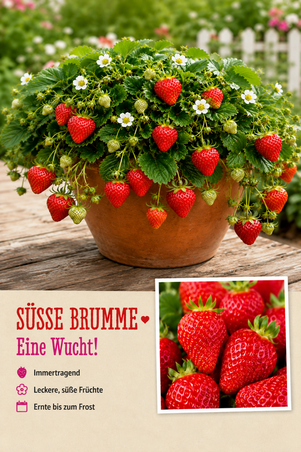 🍓 Hummi Erdbeere Süße Brumme – Immertragend